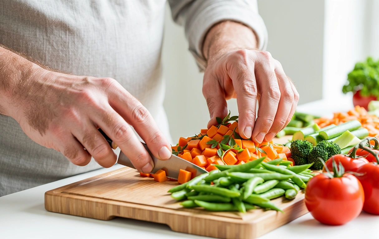 Bewusste Koordination beim Kochen
